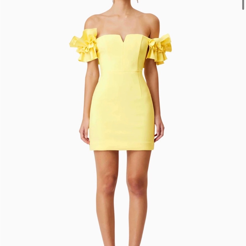 ELLIATT Nola off shoulder mini dress